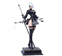 Diohauxi 2B - Figura di anime 9S anime Action Figura 27 cm Testa intercambiabile telaio moda ornamento
