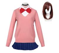Diohauxi Ayase Momo Cosplay Costume Anime, set completo con parrucca, uniforme scolastica, Halloween, feste, abbigliamento quotidiano