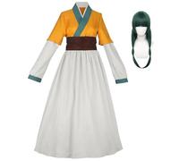 Diohauxi Maomao, costume da cosplay, abito lungo in stile antico, con parrucca, anime gioco di ruolo, per Halloween