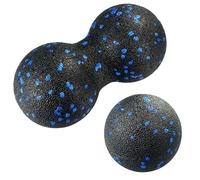 Diompirux 2 Pezzi Palline Massaggio, Lacrosse Ball, Sfere per Deep Tissue e Punto di Trigger, Recupero Muscolare, Schiena, Gambe, Piedi, Mani