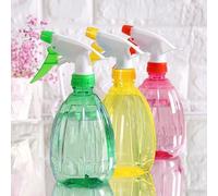 Diompirux 3 Pezzi Colorato e trasparente 500ml Spruzzino Nebulizzatore, Riutilizzabile Flaconi Spray Atomizzatore, 2 modalità Grilletto Spruzzatore, per Barbiere, Giardino, Piante, Pulito Cucina