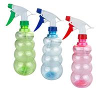 Diompirux 3 Pezzi Spruzzino Nebulizzatore 500 ml,Trasparente Plastica Grilletto Spruzzatore,Grilletto Spruzzatore Riutilizzabile per Pulizia Giardino Acqua Parrucchiere Pulito Cucina