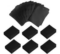 Diompirux 300 Pezzi Buste Proteggi Carte, Misure 66 x 92 MM Bustine Protettive Nero, custodie per carte di credito standard, per Giochi di Carte Collezionabili, Pokemon, Yu-Gi-Oh, Magic The Gathering