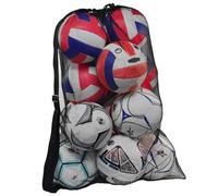 Diompirux Mesh Ball Bag Large, Durevole Rete Portatile per Calcio, Sacchetto di Rete Borsa a Tracolla con Coulisse, Impermeabile Storage Sacco, per Calcio, Pallacanestro, Pallavolo, Rugby, Pallamano