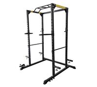 Dione - Squat Rack - Struttura in acciaio 50 x 50 mm - Fitness Power Rack Cage - Barra per trazioni