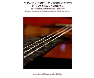 Dionisio Aguado 20 Progressive Arpeggio Studies for Classical Guitar (Tascabile)