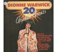 DIONNE WARWICK - 20 GOLDEN GREAT LP (VINYL ALBUM) FRENCH UNIVERSUM