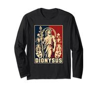 Dionysus Dio Greco Teatro Tragedia Commedia Maglia a Manica
