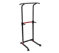 DioPaiB Barra per trazioni autoportante Dip Station, Power Tower regolabile in altezza 165 - 210 cm, attrezzi per fitness per casa, interni ed esterni, fino a 330 lbs/150 kg, per petto, braccia