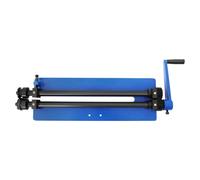 DioPaiB Curvatrice manuale, 460 mm, 67 x 20 x 9 cm, piegatrice circolare con 6 set di cubi, piegatrice a rulli, per 1,2 mm, in ferro