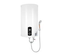 DioPaiB Serbatoio acqua calda elettrico, 70 l, scaldabagno 2000 W, set di caldaia elettrica verticale 220 V, scaldabagno con temperato, montaggio a parete, serbatoio acqua calda 25 - 75 ℃, per bagni