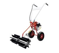 DioPaiB Spazzatrice a benzina da 43 cc, a 2 tempi, 1,7 CV, manuale con ruote, raffreddata ad aria, per esterni, spazzaneve