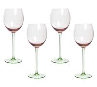 DIOPSIDE Set di 4 calici da vino Rosa 360 ml