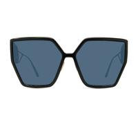 Dior 30montaigne Bu Occhiali Da Sole Donna Grigio Farfalla Blu 61mm