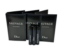 Dior Christian SAUVAGE MEN Parf mprobe EDP-Fl schchen 1 ml /0,03 oz 3 St ck 3er-Set