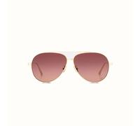 Dior Diorcannage A1u Occhiali Da Sole Donna Oro Pilot Marrone 61mm