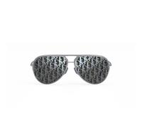 Dior Dioressential A2u Occhiali Da Sole Uomo Argento Pilot Blu 60mm