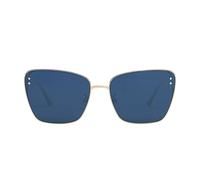 Dior Missdior B2u Occhiali Da Sole Donna Oro Farfalla Blu 63mm