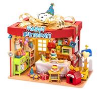 Diorama da assemblare Puremind Peanuts Snoopy, Happy Birthday (1202)