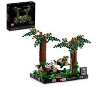Diorama Lego Star Wars: inseguimento sugli speeder su Endor