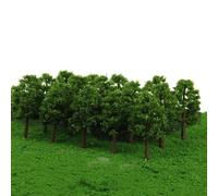 Diorama Scenery Kit,20Pcs 8cm Mini Modello Alberi Micro Paesaggio Decorazione Treno Layout Accessori Plastica Modello Scenario Ferrovia Decorazione