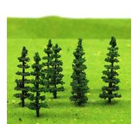 Diorama Scenery Kit, 50 pezzi 5 cm modello treno alberi N scala 1:150 alberi modello 50 mm ferrovia layout