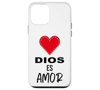 Dios es Amor - Spanish Christian Bible Verse Tee Custodia per iPhone 12 mini