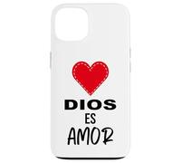 Dios es Amor - Spanish Christian Bible Verse Tee Custodia per iPhone 13