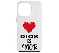 Dios es Amor - Spanish Christian Bible Verse Tee Custodia per iPhone 13 Pro