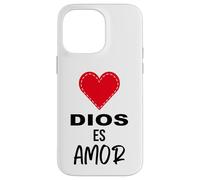 Dios es Amor - Spanish Christian Bible Verse Tee Custodia per iPhone 14 Pro Max