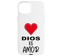 Dios es Amor - Spanish Christian Bible Verse Tee Custodia per iPhone 15 Plus