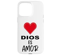 Dios es Amor - Spanish Christian Bible Verse Tee Custodia per iPhone 15 Pro Max