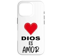 Dios es Amor - Spanish Christian Bible Verse Tee Custodia per iPhone 16 Pro