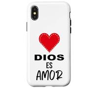 Dios es Amor - Spanish Christian Bible Verse Tee Custodia per iPhone X/XS