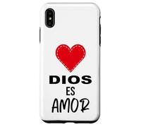 Dios es Amor - Spanish Christian Bible Verse Tee Custodia per iPhone XS Max