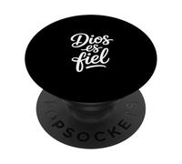 Dios es fiel Detto divertente Script Cursivo Credere PopSockets PopGrip Adesivo