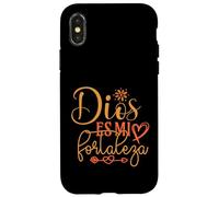 Dios es mi fortaleza: Mi refugio seguro en la tormenta. Custodia per iPhone X/XS