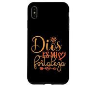 Dios es mi fortaleza: Mi refugio seguro en la tormenta. Custodia per iPhone XS Max