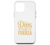 Dios Es Mi Fuerza Camiseta Cristiana Jesús Latino Hispano Custodia per iPhone 12 mini