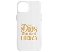 Dios Es Mi Fuerza Camiseta Cristiana Jesús Latino Hispano Custodia per iPhone 14 Plus