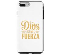 Dios Es Mi Fuerza Camiseta Cristiana Jesús Latino Hispano Custodia per iPhone 7 Plus/8 Plus