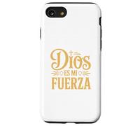 Dios Es Mi Fuerza Camiseta Cristiana Jesús Latino Hispano Custodia per iPhone SE (2020) / 7/8