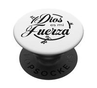 Dios es mi fuerza. PopSockets PopGrip Adesivo
