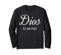 Dios Es Mi Paz Maglia a Manica