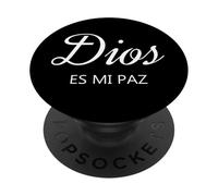 Dios Es Mi Paz PopSockets PopGrip Adesivo
