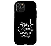 Dios Mira Tu Corazon, Believer Faith God Cross Quotes Custodia per iPhone 11 Pro