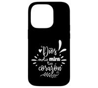 Dios Mira Tu Corazon, Believer Faith God Cross Quotes Custodia per iPhone 14 Pro