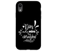 Dios Mira Tu Corazon, Believer Faith God Cross Quotes Custodia per iPhone XR