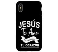 Dios te ama con amor eterno, ya no endurezcas más tu corazón Custodia per iPhone X/XS