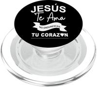 Dios te ama con amor eterno, ya no endurezcas más tu corazón PopSockets PopGrip per MagSafe